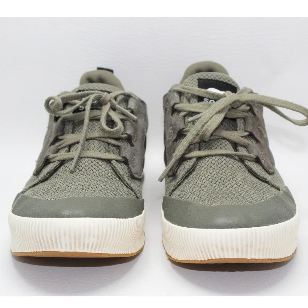 Sorel‎ Out N About III Low Waterproof Sneakers Sage Green Womens 7.5 NL4860-397
